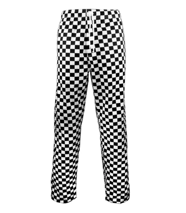 ORBIT FUSION CCTR1-CB CHEF'S TROUSERS: UNISEX CHEQUERBOARD